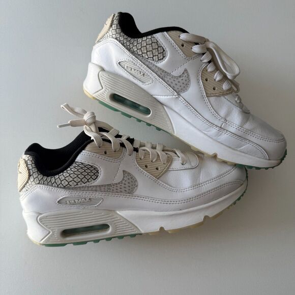 Nike Air Max 90 SE 2 GS White Glacier Ice Size 7Y Boys Big Kid Shoes, Running - Picture 1 of 14